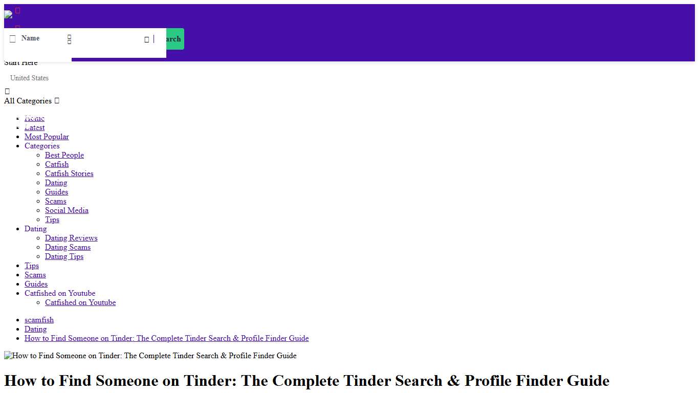 Tinder Search: How to Find Someone's Profile (Profile Finder & Lookup)